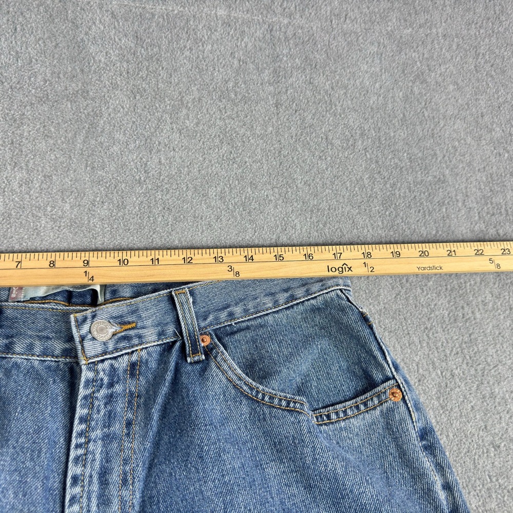 Vintage Levis 550 Relaxed Fit Jeans Mens 36x32 Blue NWOT Y2K - Picture 4 of 10